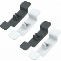 4-teiliger Kabel-Organizer für Küchengeräte, Kabelwickler, selbstklebendes Kabelmanagement, Kabelhalter, Aufbewahrungszubehör für Kabel, ordentlich,