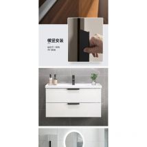 Ineasicer - 4 tiradores de aleación de aluminio de estilo moderno para cajones de gabinetes de cocina, tiradores rectangulares empotrados para