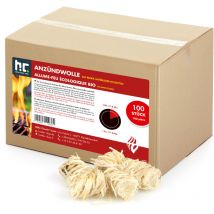 4 x 100 Piéces 100 pelotes de laine de bois imprégnées