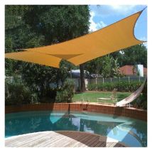 4 x 6 M - Auvents extérieurs imperméables de protection UV pour terrasse de jardin - RWVoile d'ombrage