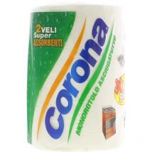 4 x Bobina Monorotolo Corona Ascgiugatutto 2 Veli Carta Strappo Milleusi