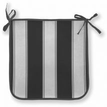 4 x coussin panarea cm.39x39x2 anthracite rayé