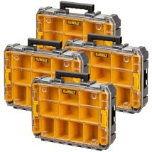 Dewalt - 4 x DWST82968-1 tstak Watersealed Stackable Tool Fixing Organiser Case