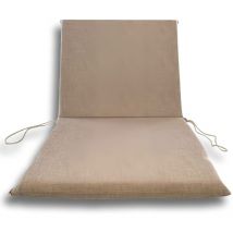 Gartenkissen niedrig 90x50 cm, 4er-Set - Beige, Ecru, Grau - farbe: beige - colore: beige