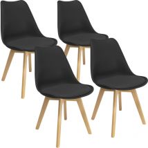 4 x Oslo Stuhl, schwarz