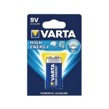 Varta - 4922121411 9V High Energy Alkaline Batteries