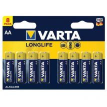 Varta - Longlife aa Battery Pk8 - VR55432