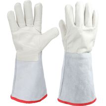 40 cm de long cryogénique lng traitement de l'azote liquide gant de protection travail cryo gants - Sjlerst