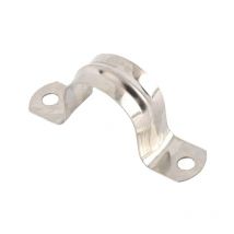 40 ensembles, 16mm 304 en acier inoxydable u tube clip, connecter anneau tube clip carte
