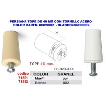 40 mm Jalousie mit elfenbeinfarbener Stahlschraube – Ideal für Lichtsteuerung und Privatsphäre – Elegantes Design – Einfache Installation