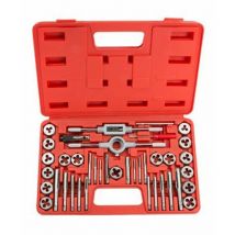 Neilsen - tap and die set 40PC metric wrench cutter set M3-M12 in storage case 60039C