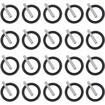 40 Pièces Joints Torique et Broches Bague d'impact Boulonneuse a Choc Accessoires Douilles à Chocs Accessoires pour Échafaudages 1/2'' Clé à Chocs