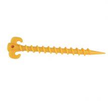 40 piquets de tente en plastique, piquets en plastique de 20 cm avec crochets pour piquets de fixation au sol dur, pour auvents de camping, habillage