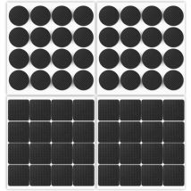 Jn.songs - 40 Stück Anti Rutsch Pad Selbstklebend, Antirutsch Pads, Selbstklebend Anti Rutsch Pad zum Schutz Ihres Fußbodens - 38mm Quadratisch