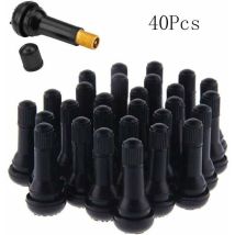 40-teiliges Reifenventil-set, Ventilkappe Tr413 Für Schlauchlose Autoreifen, Ventile Für Schlauchlose Autoreifen, Tr413 Schnappventile Aus Gummi, 