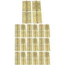 40 x Scharniere 63.5x40x1.4 mm