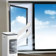 400 Cm Tür-/fensterdichtungsset Für Tragbare Klimageräte, Klimaanlagen, Wäschetrockner Und Luftentfeuchter, Abdichtung Des Ablaufschlauchs Mit 