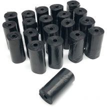 Animood - Sacs à Crottes Chiens avec Protection Anti-Fuite - 400 Sacs (20 Rouleaux) - 35 x 30 cm - Épaisseur 8 microns - Compatible Pelle Couleurs
