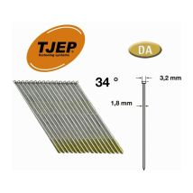 4000 Clous De Finition 1.8 X 45 Mm Galva Da 15ga (tête D) Brads Sans Gaz Tjep