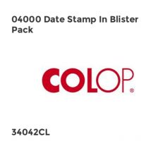04000 Date Stamp In Blister Pack - Colop