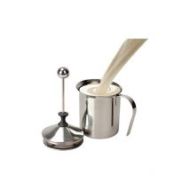 400ml Appareil à Mousse/Mousseur de Lait en Acier Inoxydable Cappuccino Café Mousse Double Pompe (w)