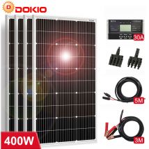 400W Mono Grid Solarpanel Solarmodule Kit für 12v Haus/Batterie/Wohnmobil/Boot