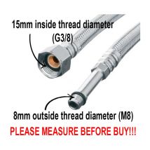 40cm Tuyau Flexible d'Alimentation Pour Robinet 3/8 x M8x1