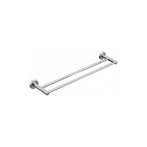 40cm Porte-Serviettes en Acier Inoxydable, Porte-Serviettes de Salle de Bain à Double Bras Support Mural de Fixation en Nickel brossé