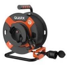 40M Gartenschlauchtrommel – HO5VV-F 3x1mm² – Ergonomischer Griff – Kabeltrommel für Garten – Quarx