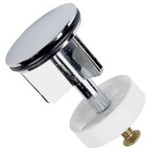 Fnx Bathrooms - 40mm Basin Sink pop up Plug chrome Plated Adjustable Size Waste Trap Bathroom