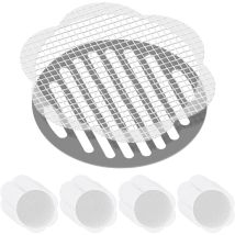 Shining House - 40PC Filtre Cheveux Douche et Baignoire, Attrape-Cheveux jetables pour Douche, Protecteur Grille évacuation, Filtre evier Cuisine