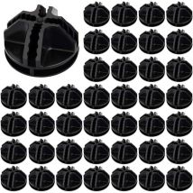 40pcs Fils Cube Plastique abs Connecteur Cube de Rangement Blanc Raccord Meuble de Rangement Raccord Meuble de Rangement Cube de Fil Modulaire Cube