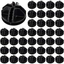 40pcs Fils Cube Plastique abs Connecteur Cube de Rangement Blanc Raccord Meuble de Rangement Raccord Meuble de Rangement Cube de Fil Modulaire Cube