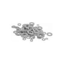 40pcs M12 Round Washer Metal Screw Zinc Plated Steel Gasket Ultra-Thin