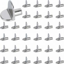 Linghhang - 40Pcs Shelf Pegs 5mm Shelf Pegs Shelf Support Pegs Shelf Pin Shelf Support Pins diy Stainless Steel