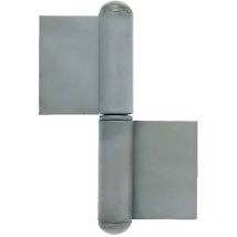 40PZ cerniera in acciaio ART.1222 sinistra - mm 62 x 56 - ali 30 mm