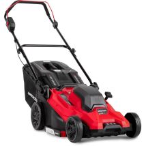 40V-Lithium-Akku-Rasenmäher (2 x 20V-Akkus), 430mm Schnittbreite, 3100 U/min, 5 Schnitthöhen, 1 Ladegeräte und 2 Batterien Greencut GLM200L-2