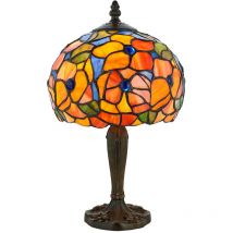 40W Josette lamp, glass and resin