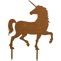 Csparkv - 45x33cm)girouette de Jardin Exterieur - Decoration Jardin Metal rouillé