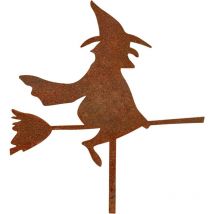 Csparkv - 26x24cm)girouette de Jardin Exterieur - Decoration Jardin Metal rouillé