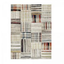 Unamourdetapis - Tapis berbère motifs tribaux 280x380 beige maro