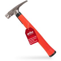 Toolland - Wiha Electrician's hammer 300 g (42071), electrician's tool for electrical work, flat surface on the hammer handle for fitting cables and