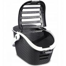Curver - Transportín para mascotas Cierre seguro - Hasta 10 kg - 53,3x38,7x33,3 cm - Antracita