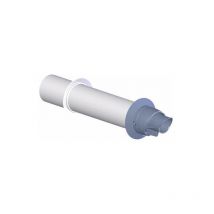 [426961-ten] Terminal Horizontal Condensation Ten Econext D60/100mm Acier Galvanisé