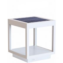 Beneito Faure - Lanterne solaire à visière led alimentée par batterie 3,5 w, IP54 blanche