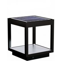 Beneito Faure - Lanterne solaire à visière led alimentée par batterie 3,5 w, IP54 noire