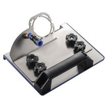 Ibuyke - 45° Angle Grinder Holder with Non-Slip Mat, Adjustable for Type 100 Grinders, Tile Chamfering Tool, Ceramic and Stone, Angle Grinder