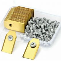 AlwaysH 45 Replacement Blades for Husqvarna / Automower / Gardena / Yardforce Robot Lawn Mower, Titanium Knife Blades - Replacement Blades(3g