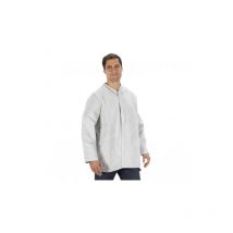 Juba - 450/L chaqueta de piel serraje version economica color natural cierre frontal de ve