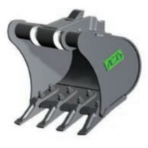 450MM schaufel modul 0 serie 00